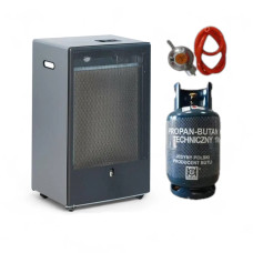 Комплект для обігріву! КАТАЛІТИЧНИЙ газовий обігрівач Сamilla потужністю 3.4 кВт