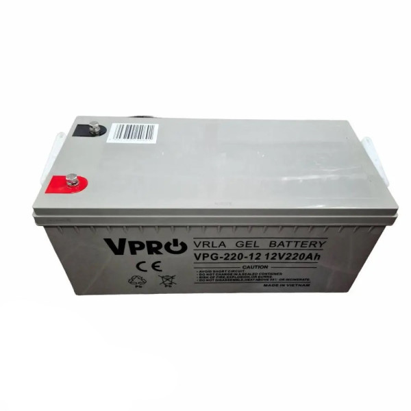 Гелевий акумулятор Volt VPRO PREMIUM 12V 220 Ah - 40002