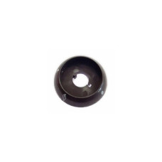 Комір крана конфорки круглий, чорний з 2-ма позначками полум'я (вхід-вихід) 
