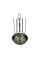 Шампурниця для тандира з нержавіючої харчової посиленої сталі з чавунною сковородою діаметром 270 мм - 17056 - Шампурниця для тандира з сковородою 