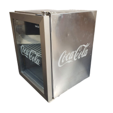 Холодильна вітрина з нержавійки Coca-Cola з підсвічуванням логотипу, Вживана - 60013