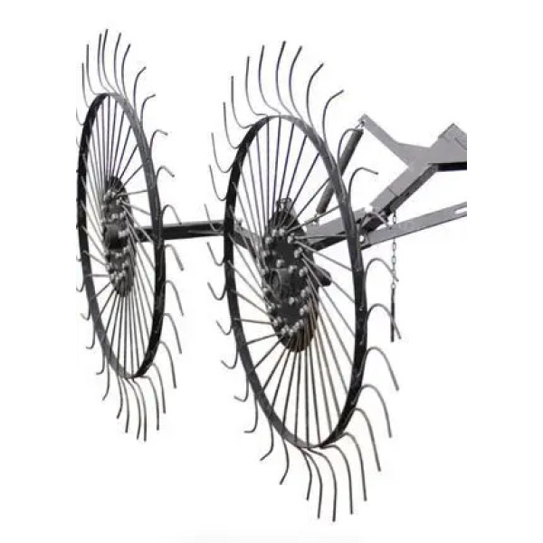 Сонечко - 18904 - Механічні граблі на 2 колеса під пластину для використання з адаптером мотоблока 