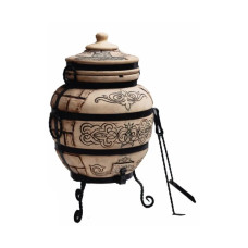 Тандир АСЛАН на 80 л, - 12857 - керамічна садова піч для приготування різноманітних страв і обігріву
