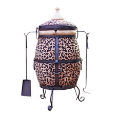 Тандир Сармат на 40 л, - 11943 - керамічна садова піч для обігріву та приготування їжі