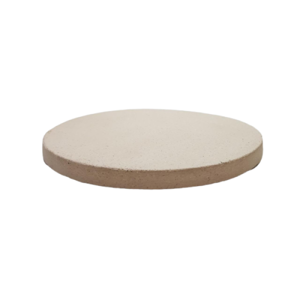 Кругла керамічна тарілка для приготування піци в тандирі діаметром 240 мм - 18817