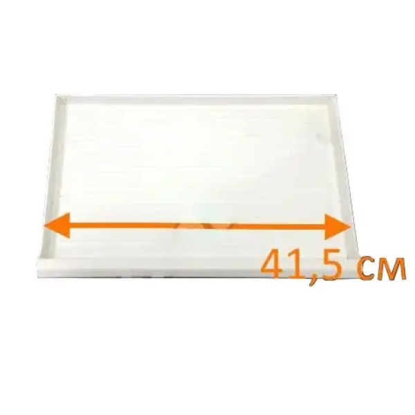 Полиця - 98000 -  пластикова з поглибленням для холодильника або морозильної камери шириною 41.5 см 